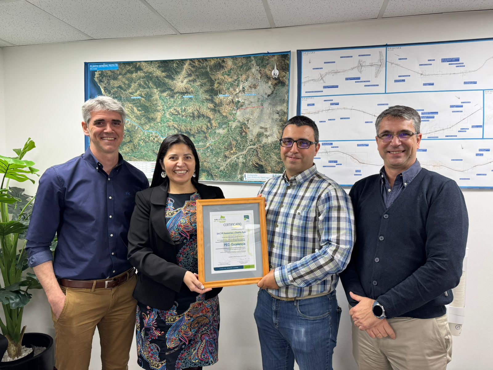 Ruta 78 obtiene la Certificación PEC de Excelencia en Seguridad