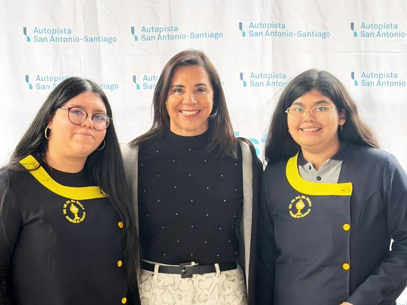 Participantes de una jornada de educación vial peatonal de Ruta 78